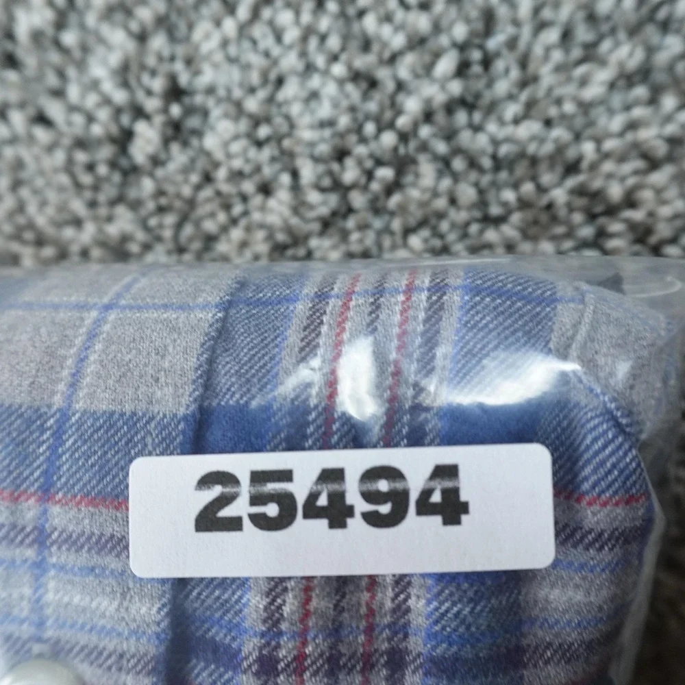 Banana Republic‎ Shirt Mens XLT Blue Plaid Flannel Button Up Long Sleeve Outdoor